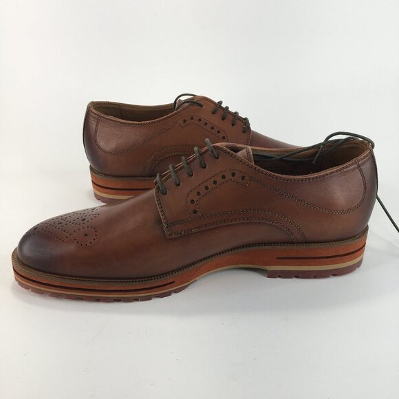 Moral Code The Mayson Brown Leather Oxford Shoes Size 8.5M  NEW - Picture 12 of 12